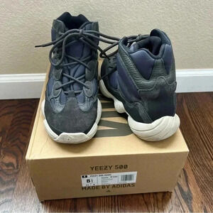 Yeezy 500 High Slate Adidas Men’s Size 8.5 FW4968 Sneakers Shoes